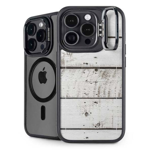 Weathered Wood iPhone 15 Pro Kickstand Case